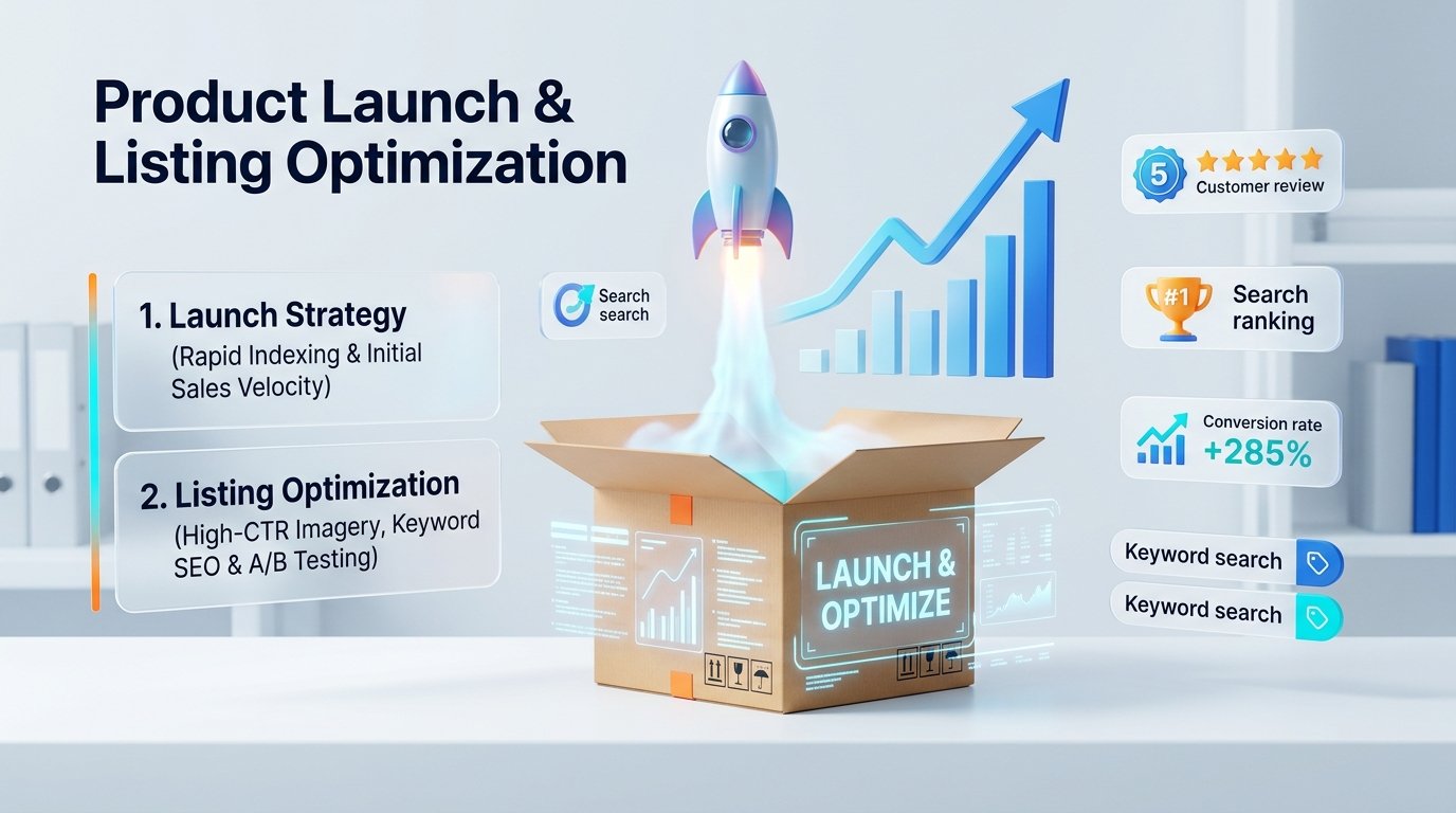 Walmart Marketplace product launch and listing optimization strategy